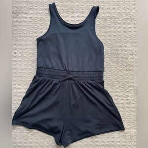 Abercrombie Kids YPB Black Sleeveless Romper
